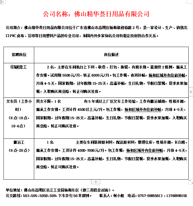 址山镇最新招聘信息详解及深度解读