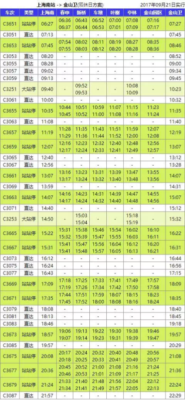 金山3路最新时刻表，便捷出行启程