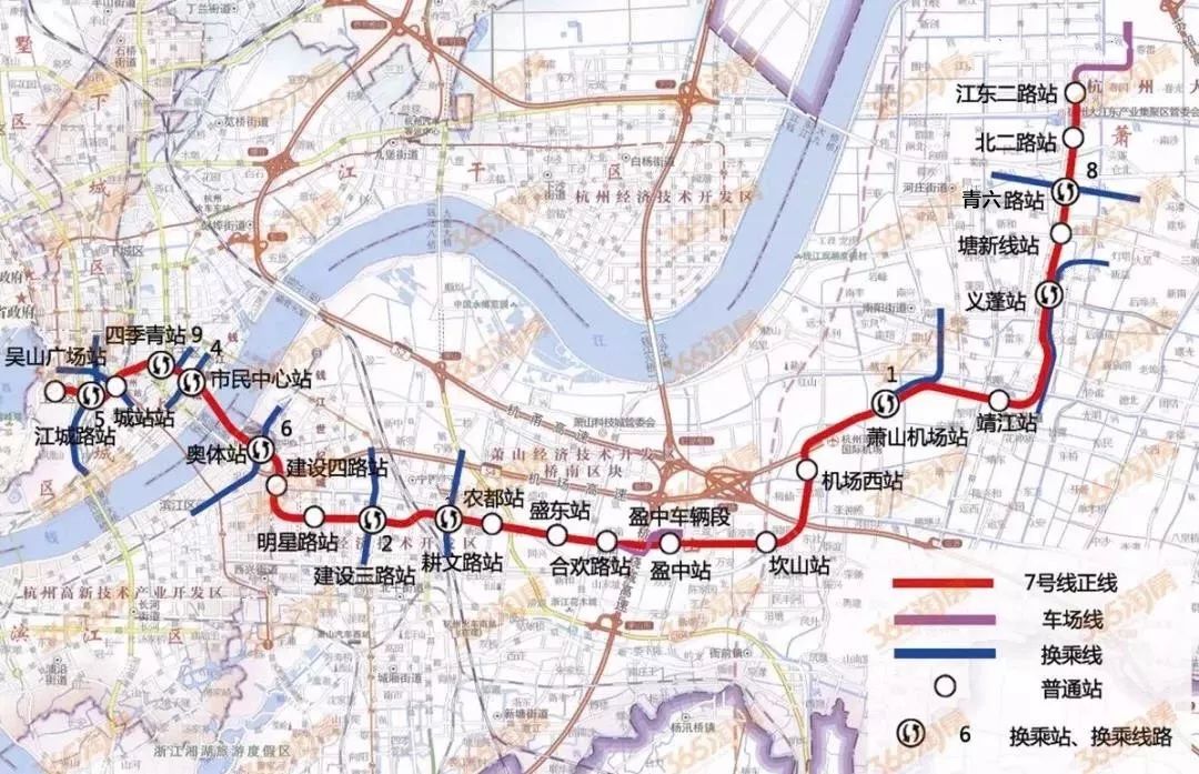 萧山地铁7号线最新进展更新