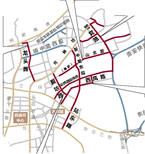 福州五四北最新规划图，塑造未来城市新面貌