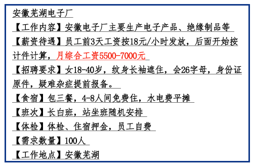 芜湖大陆电子最新招聘信息全面解析